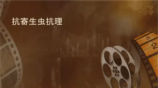 药理学 抗寄生虫药抗疟药护理课件