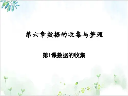 《数据的收集》_精品教学PPT人教版1