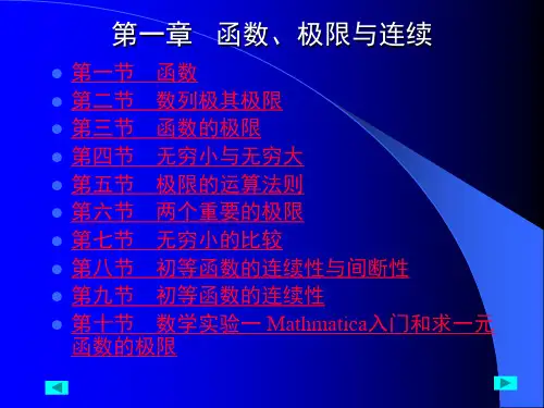 高等数学-山大全套课件