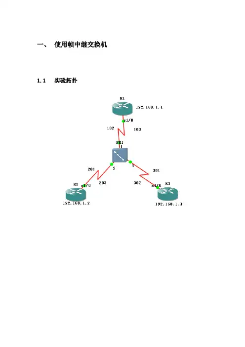 GNS3模拟帧中继的两种方法