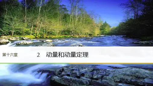 2017-2018学年同步备课套餐之物理人教浙江专版选修3-5课件：第16章动量守恒定律 2 