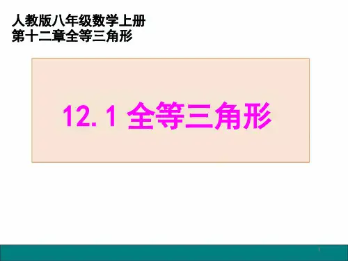 《全等三角形》ppt课件