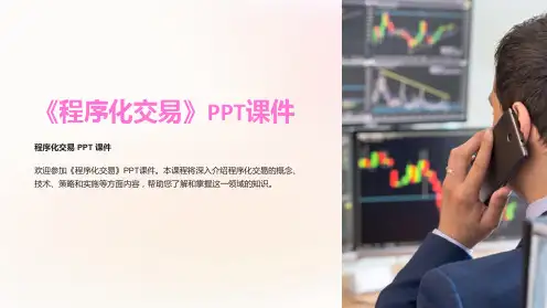 《程序化交易》课件