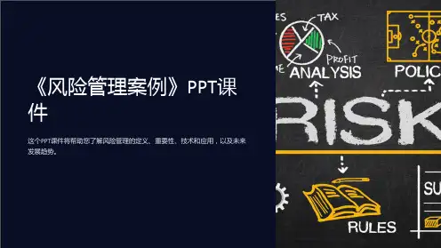 《风险管理案例》课件