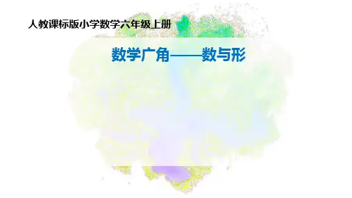 数学广角：数与形课件(共14张PPT)人教版数学六年级上册