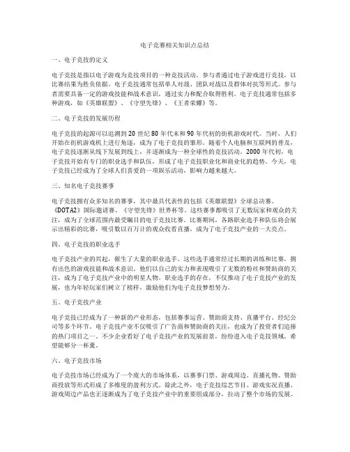 电子竞赛相关知识点总结