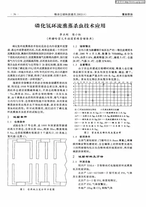 磷化氢环流熏蒸杀虫技术应用