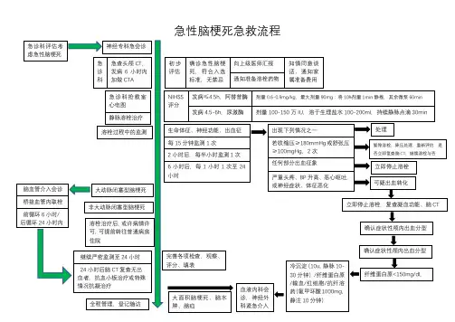 急性脑梗死急救流程