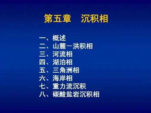 7沉积相