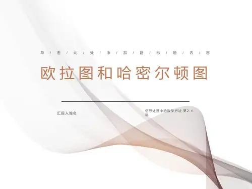 欧拉图和哈密尔顿图-精