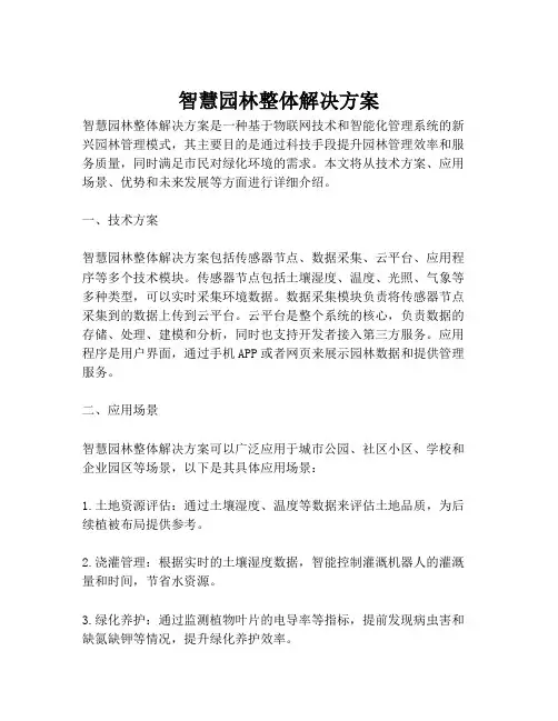 2023-智慧园林整体解决方案-1