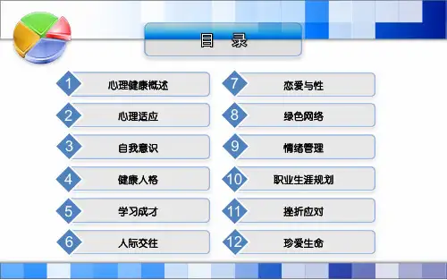 心理健康 第一章