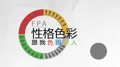 性格色彩分析及应用
