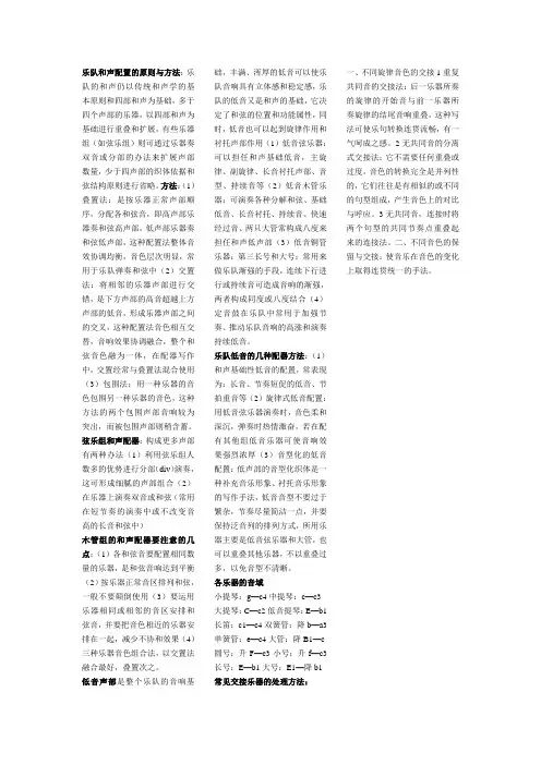 配器资料
