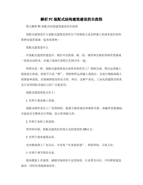 解析PC装配式结构建筑建设的全流程