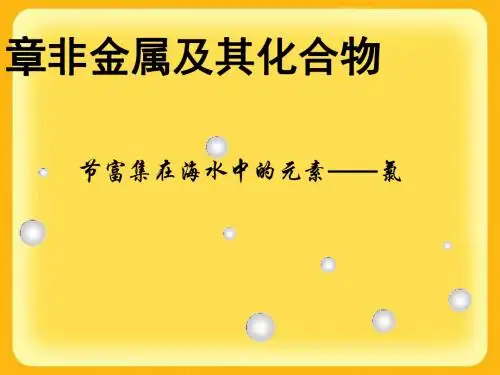 化学课件《富集在海水中的元素——氯》优秀ppt39 人教课标版