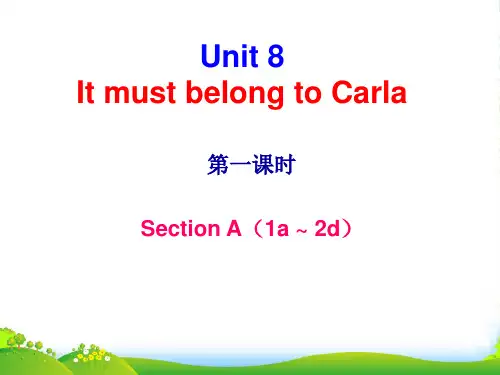 2024-2025学年人教九年级英语下册Unit8第一课时课件