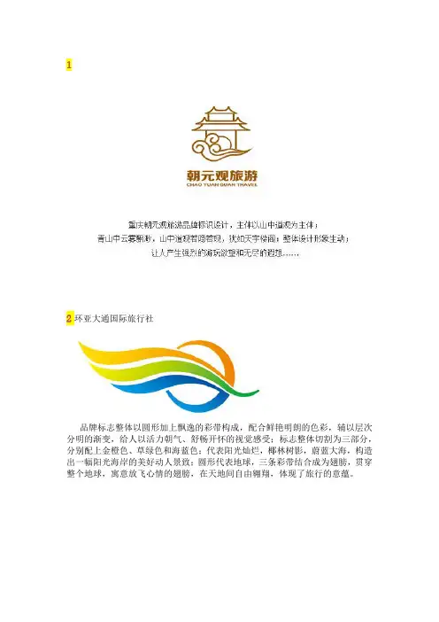 旅游行业 logo 标志