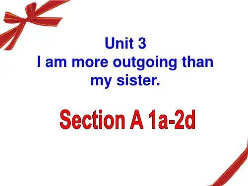 人教版八年级上册英语3单元Section-A1