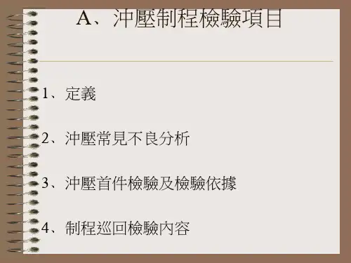 冲压制程检验项目介绍(PPT 35张)