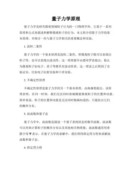 量子力学原理