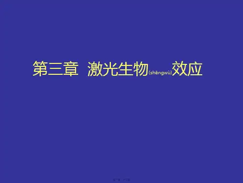 第三章 激光生物效应