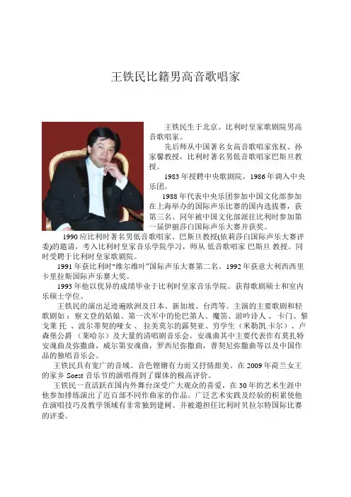 王铁民简历