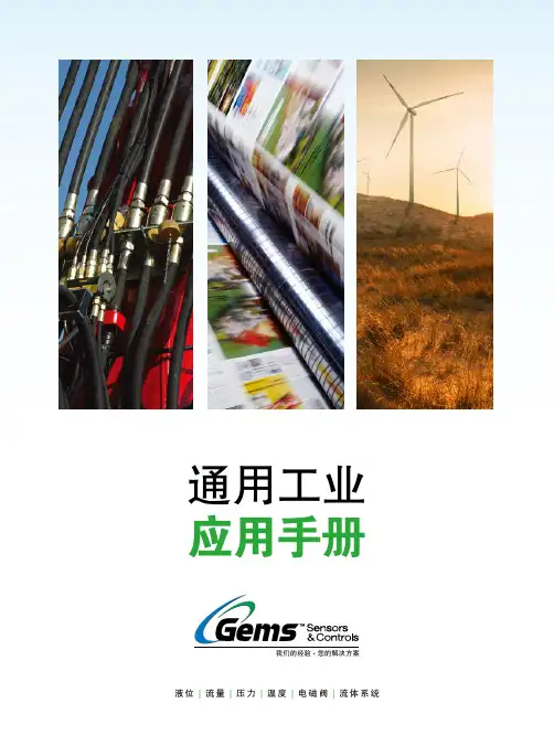gems 传感与控制产品应用手册说明书