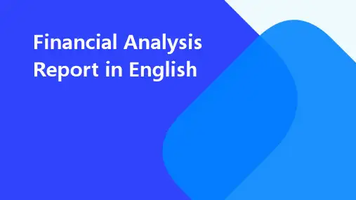 财务分析报告英文版