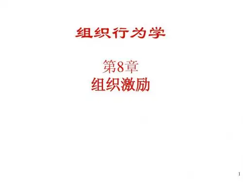 OB-08 outline 组织激励