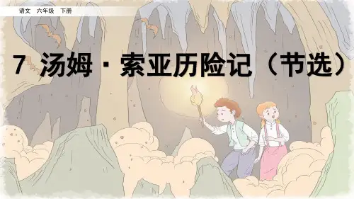 人教部编版六年级语文下册第7课《汤姆·索亚历险记》优质课件