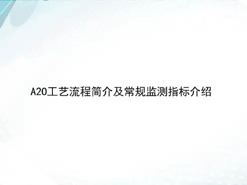 A2O工艺简介及常规指标介绍-2022年学习资料