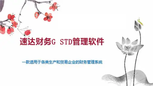 速达财务G STD管理软件