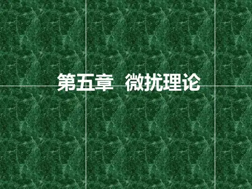 第五章微扰理论