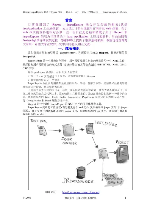 ireport.+Jasperreport快速入门