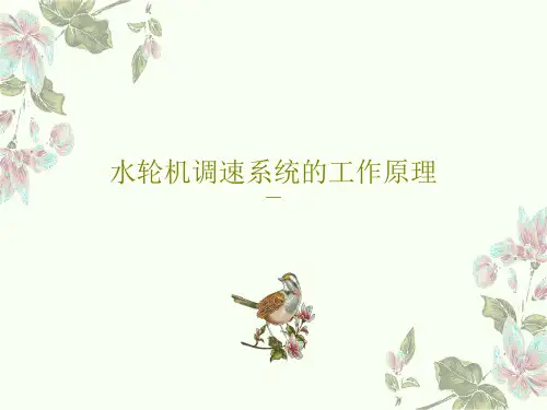 水轮机调速系统的工作原理35页PPT