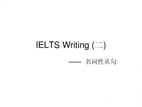 雅思名词性从句可背句子