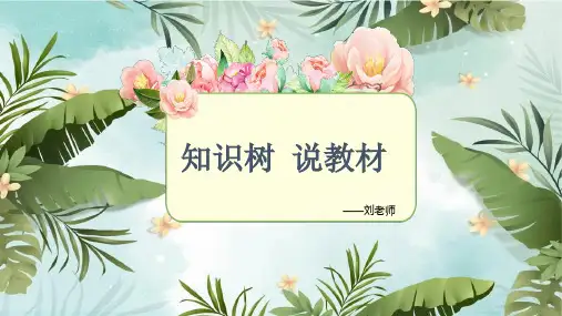 部编版语文六年级上册知识树说教材PPT