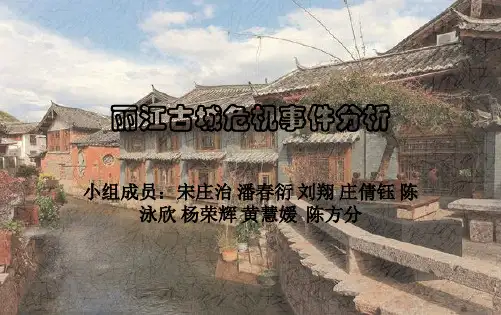 丽江古城危机事件 