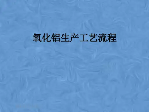 氧化铝生产工艺流程