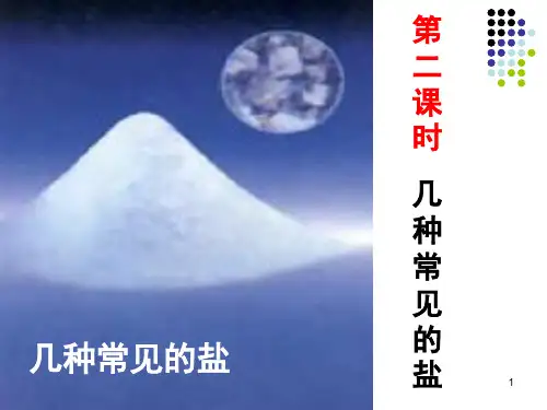 几种常见的盐ppt课件