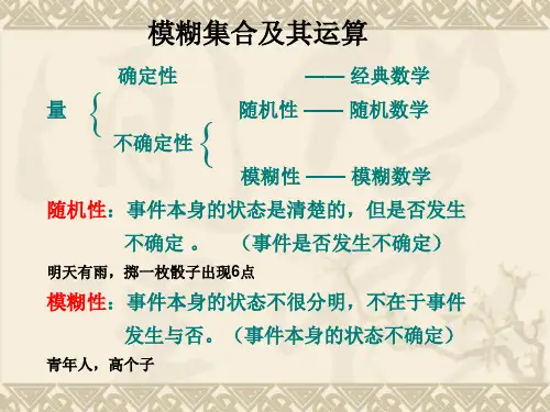 模糊集合及其运算讲解