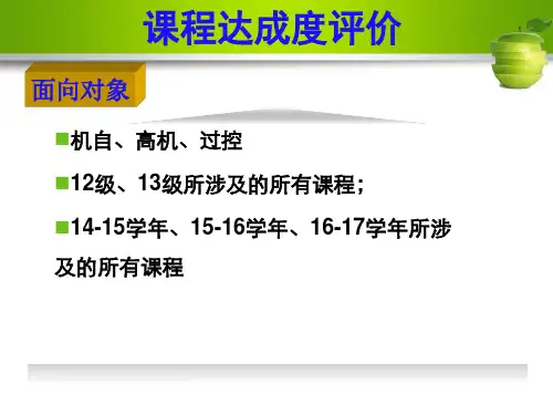 课程达成度