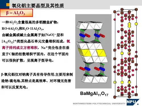 第四章氧化铝和氧化锆