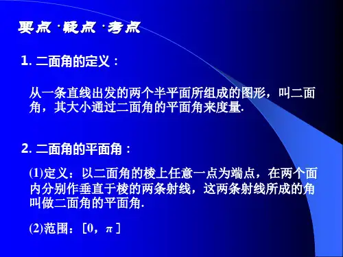 二面角(一)(PPT)4-4