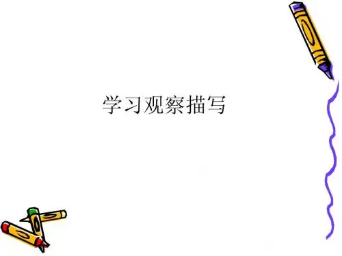 状物描写作文指导