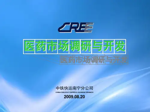 医药市场调研与开发