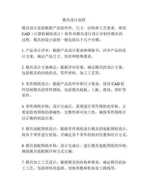 模具设计流程