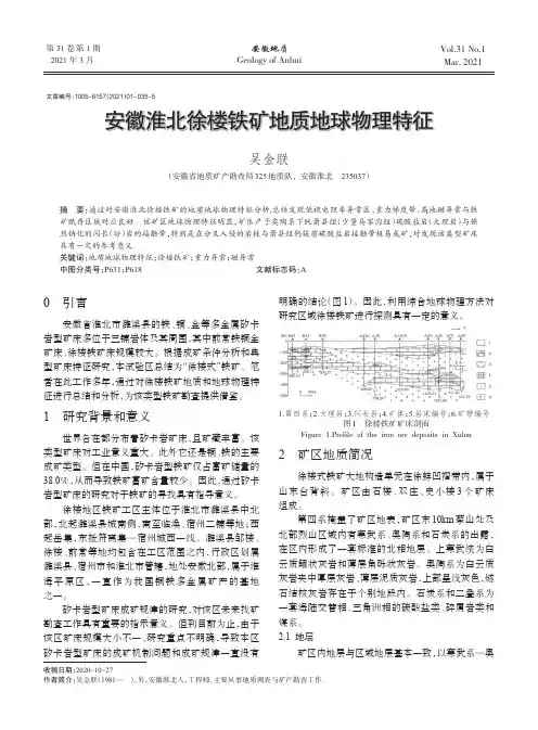 安徽淮北徐楼铁矿地质地球物理特征