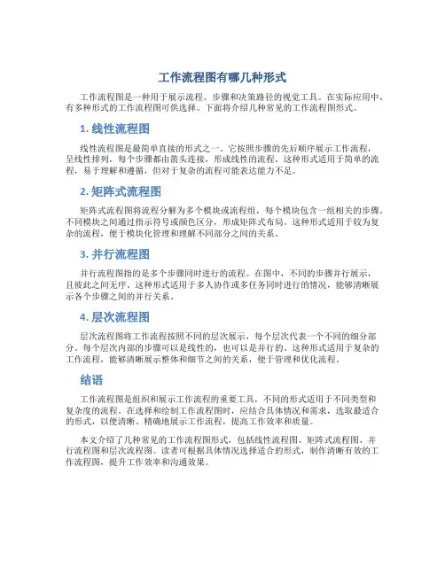 工作流程图有哪几种形式